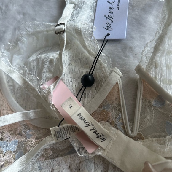 FOR LOVE & LEMONS Winter Snow Floral Slip Dress - Picture 14 of 14